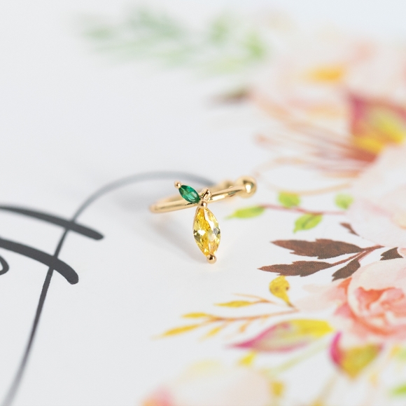 Lemon Drop Ear Cuff - Only 3 left! - Picture 6 of 9